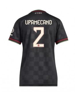 Billige Bayern Munich Dayot Upamecano #2 Tredjedrakt Dame 2025-26 Kortermet